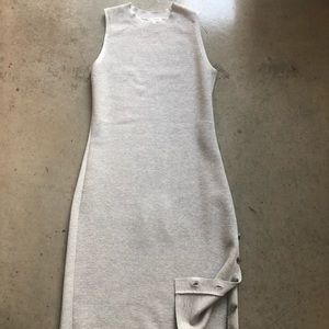 Club Monaco Sleeveless Sheath Midi Dress